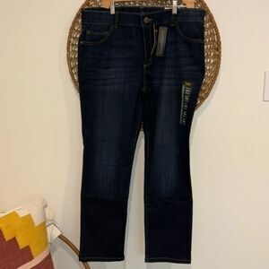 Lee Regular fit straight leg mid rise flex motion denim jeans size 18W